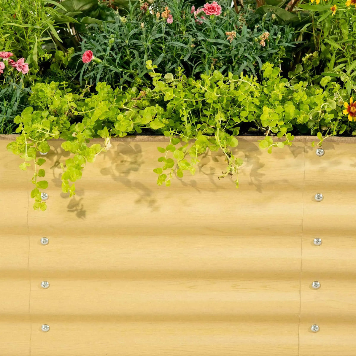 17" Tall 10 In 1 Jumbo Modular Metal Raised Garden Bed Kit Eco My Home Garden beds Vego Garden ecomyhome.store United States