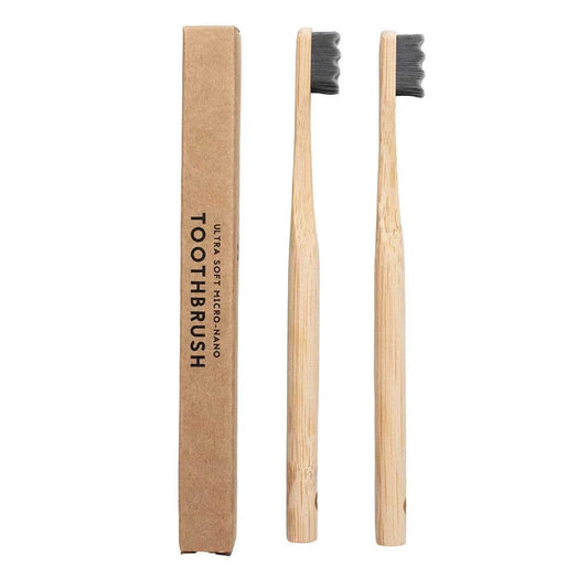 4Pcs Eco-Friendly Bamboo Soft Bristle Toothbrush Set Eco My Home Natural Toothbrush ecomyhome.store United States