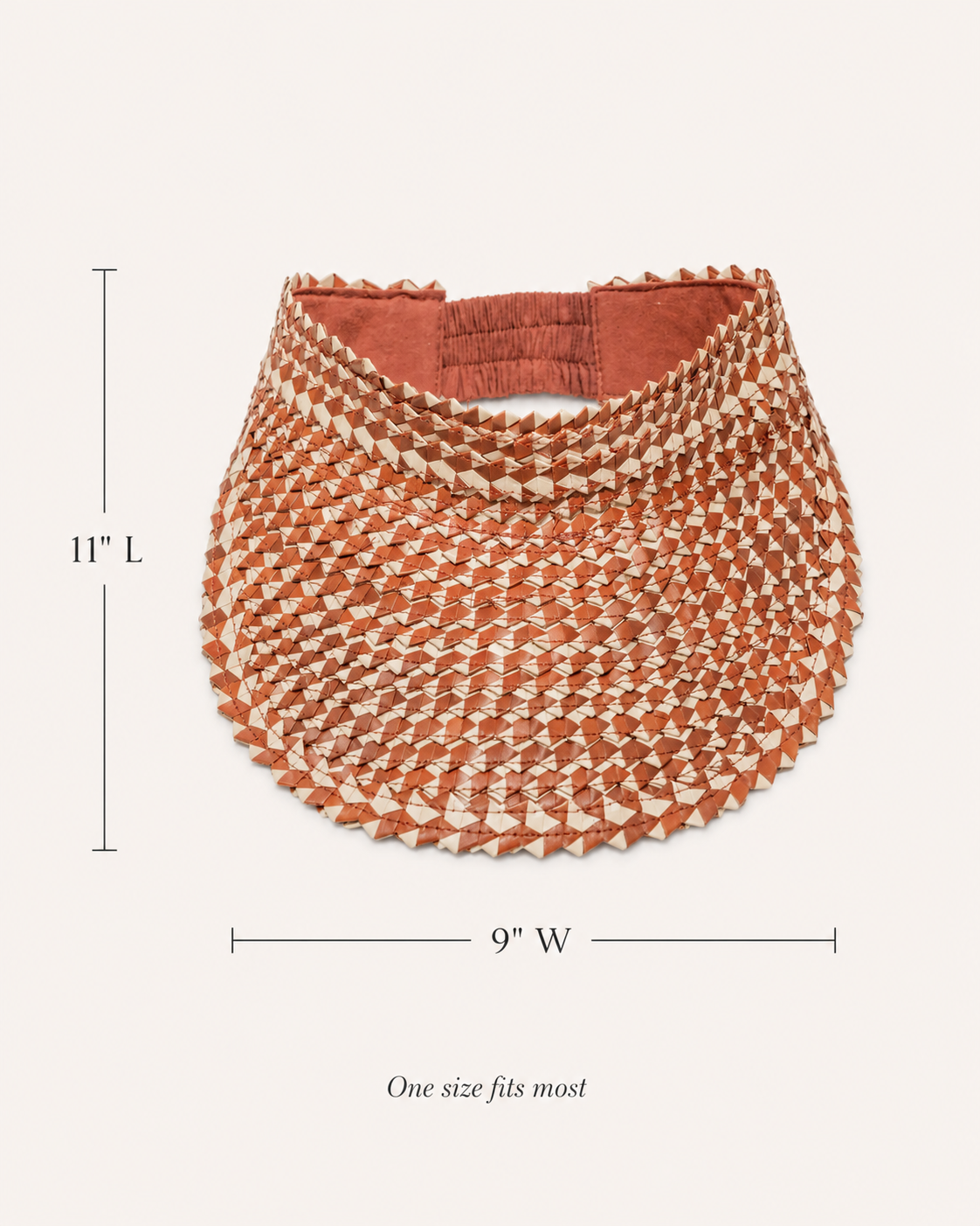 Ombre Rattan Sun Visors