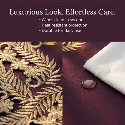 Purple Gold Placemats – Violet Dream, 12x18 Inch