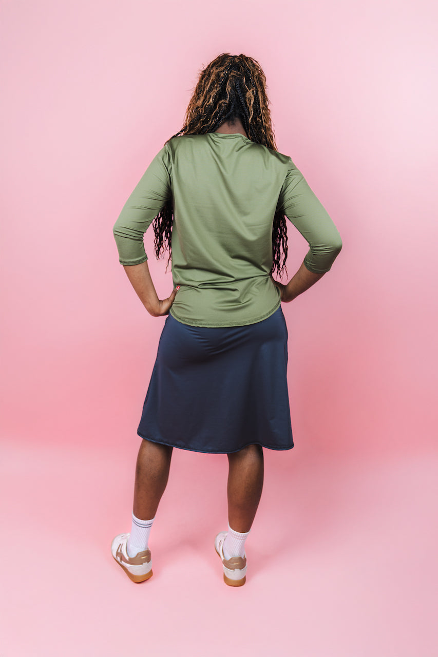 Performance Quarter Sleeve - Army Green