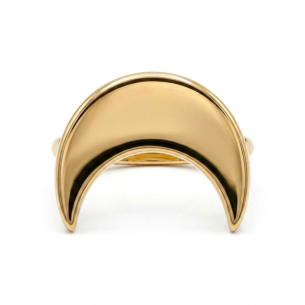 Crescent Moon Ring | Mwenzi