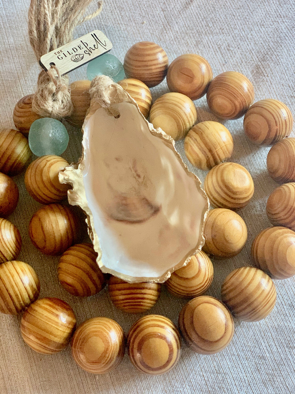 The Coastline - Nude Beach-Stained Wood