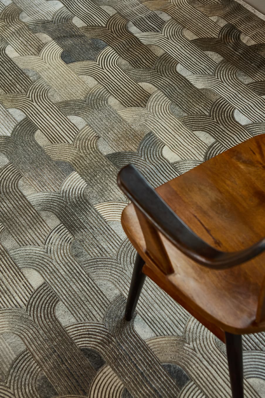 LOOP LASERED - Custom Cowhide Rug