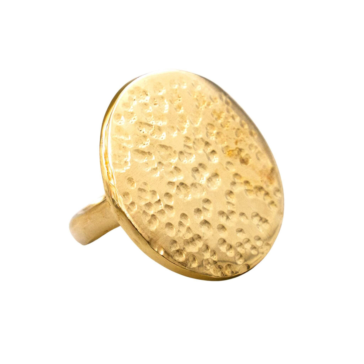 Large Disc Statement Ring | Mwanzo
