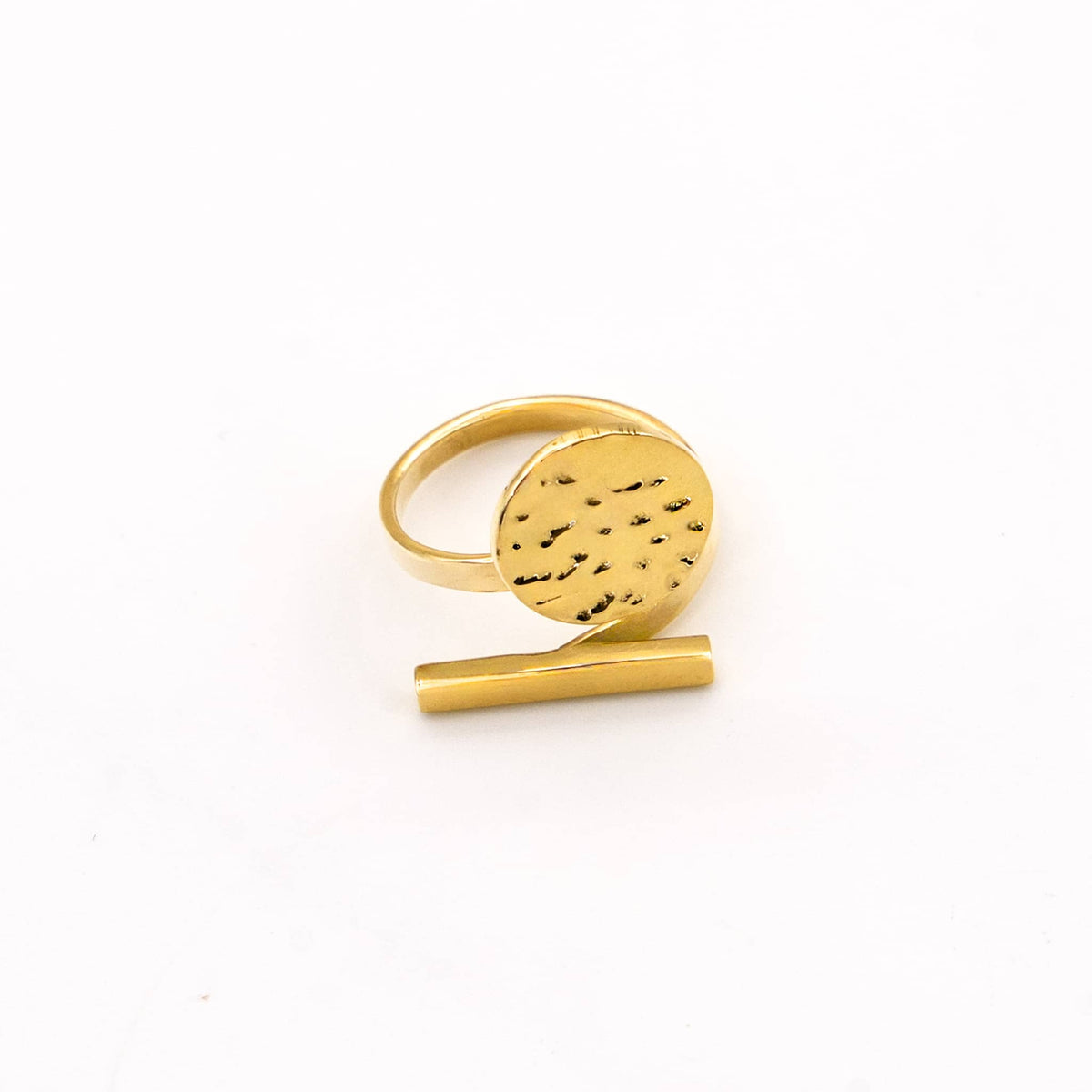 Hammered Open Ring | Nuru