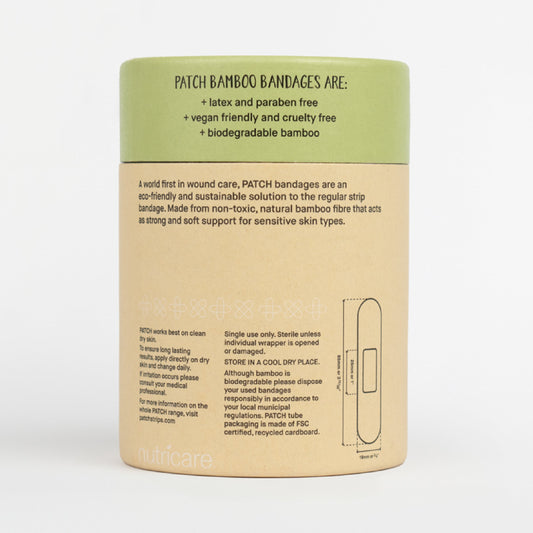 PATCH VALUE PACK - 100 Natural Bamboo Bandages