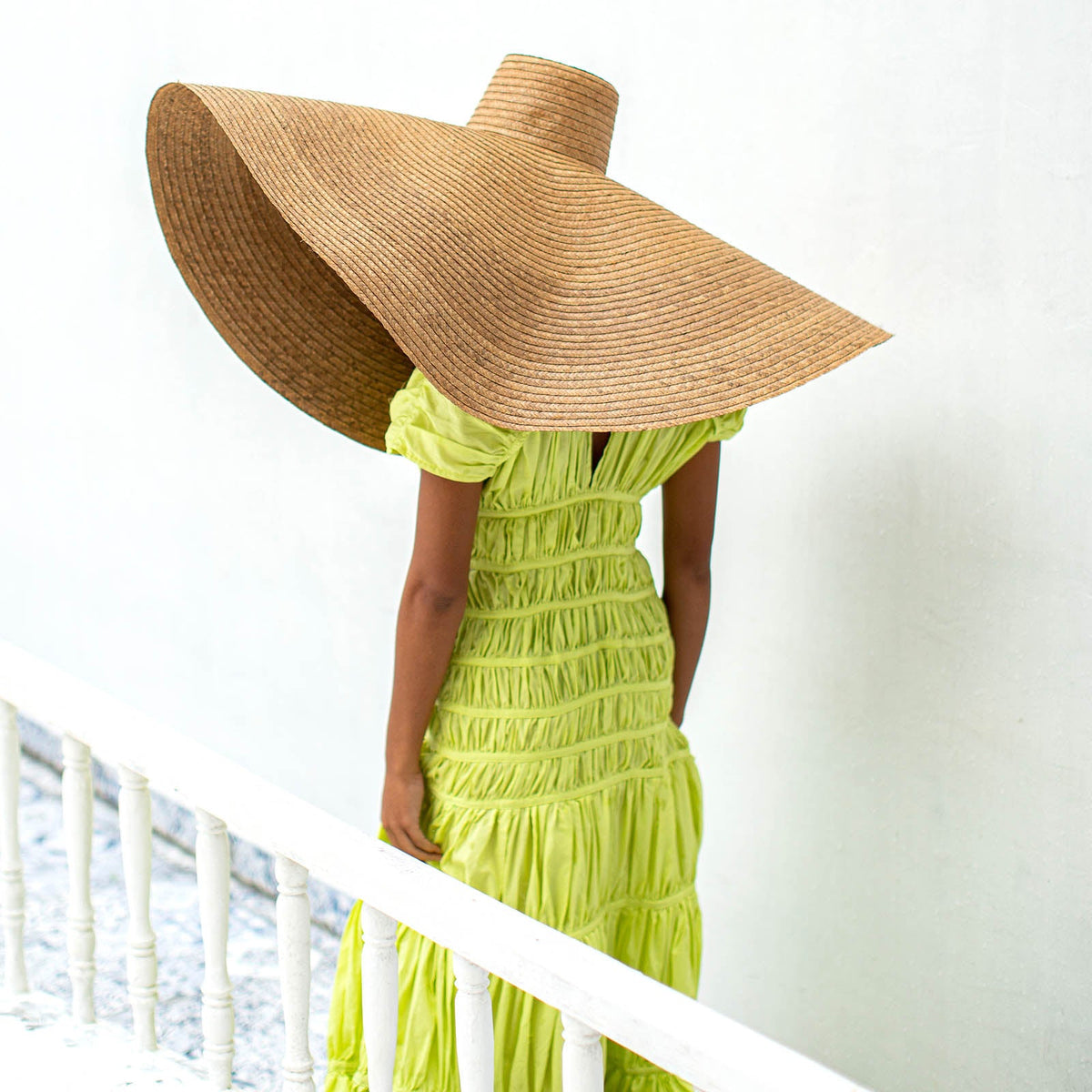 The Srikandi Maxi Dress In Lime Green