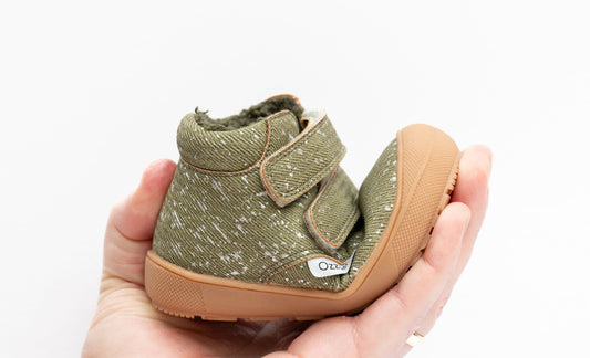 Barefoot Toddler Boots | Warm Sherpa-Lined & Little Hiker