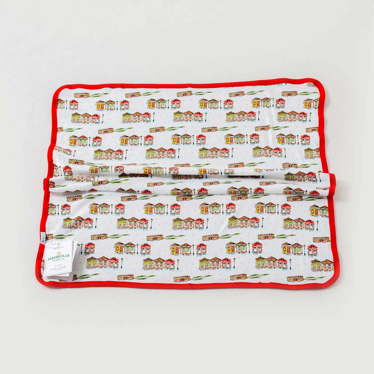 Bayou Wonderland Organic Cotton Christmas Baby Blanket Eco My Home Blanket Nola Tawk ecomyhome.store United States
