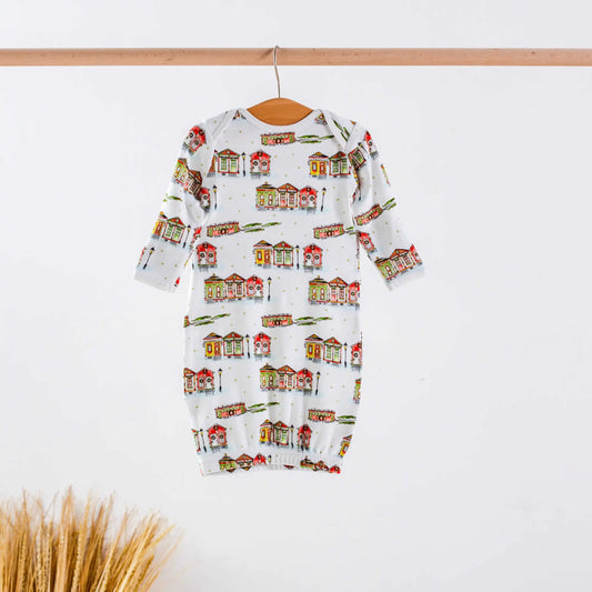 Bayou Wonderland Organic Cotton Christmas Kids Pajamas Eco My Home Pajama Set Nola Tawk ecomyhome.store United States