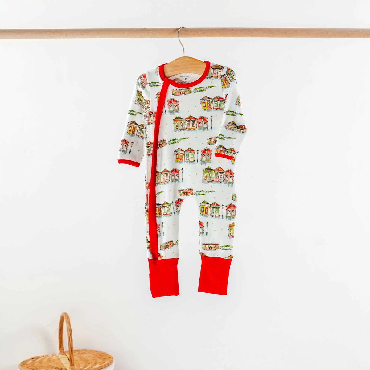 Bayou Wonderland Organic Cotton Christmas Kids Pajamas Eco My Home Pajama Set Nola Tawk ecomyhome.store United States