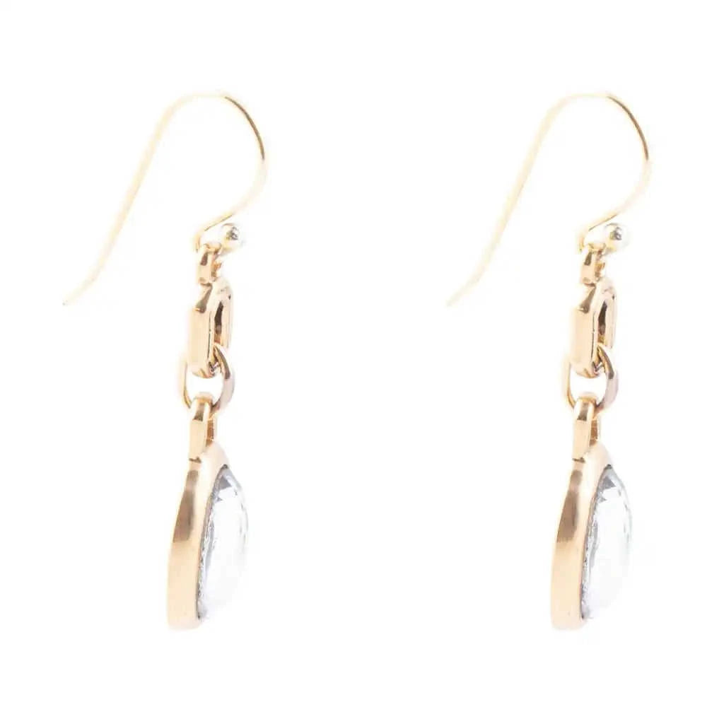 Black Mother of Pearl and Golden Bronze Drop Earrings Eco My Home Earrings Barse Jewelry ecomyhome.store United States