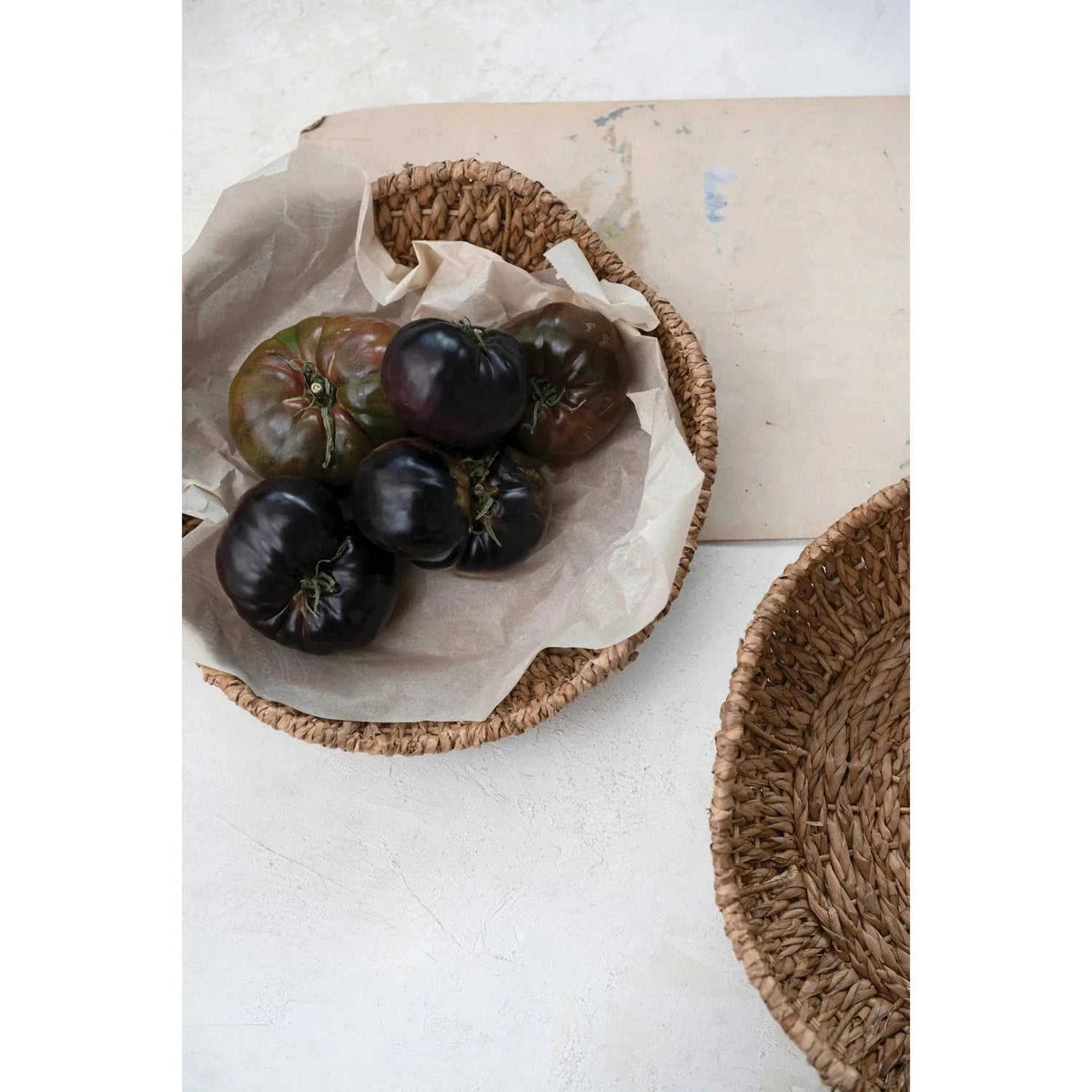 Braided Bankuan Bowls - Set of 2 Eco My Home Decorative Baskets White Cliff Studio ecomyhome.store United States
