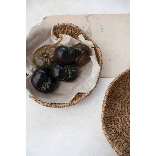 Braided Bankuan Bowls - Set of 2 Eco My Home Decorative Baskets White Cliff Studio ecomyhome.store United States
