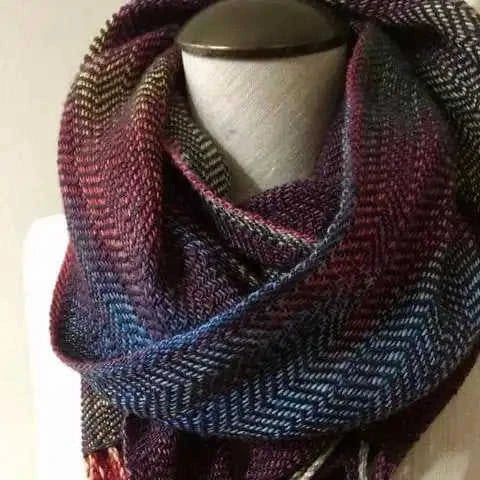 Cabito Wool Color Pool Woven Scarf Kit Eco My Home Kits Darn Good Yarn ecomyhome.store United States