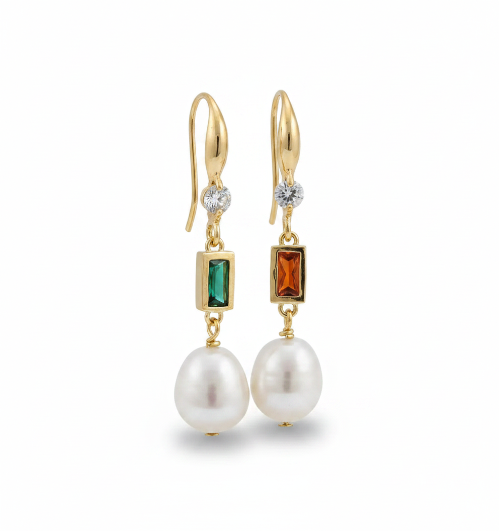 Divine Pearl Layered Lariat Necklace