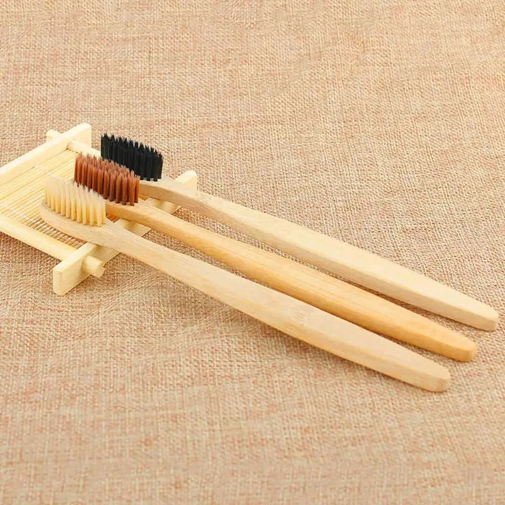 Eco-Friendly Bamboo Charcoal Toothbrush Eco My Home Natural Toothbrush ecomyhome.store United States