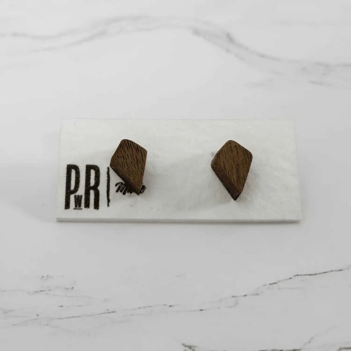 Fire Wood Stud Earrings Eco My Home Earrings PRW Made ecomyhome.store United States