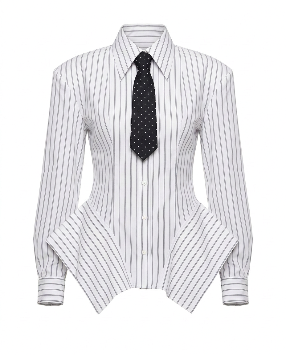 Audacious Striped Fitted Shirt