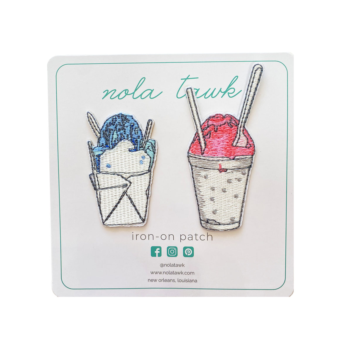 Snoball Iron-On Patch
