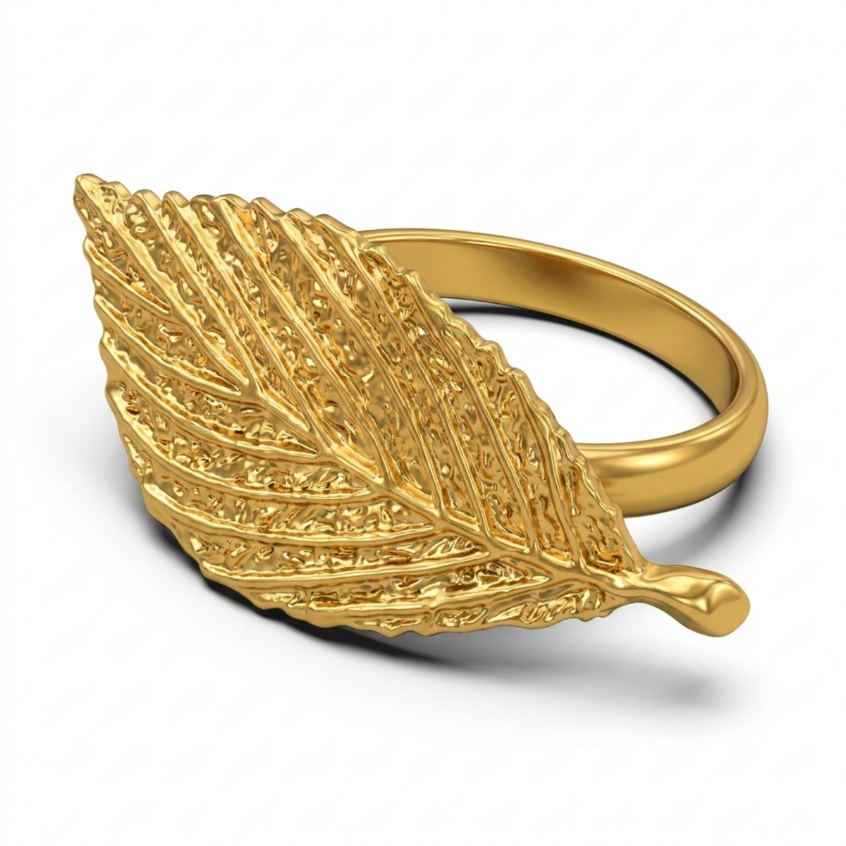 Gold Leaf Napkin Rings – Golden Leaf