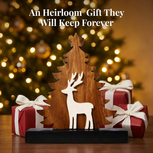 Wooden Christmas Tree – Evergreen Grace, Acacia