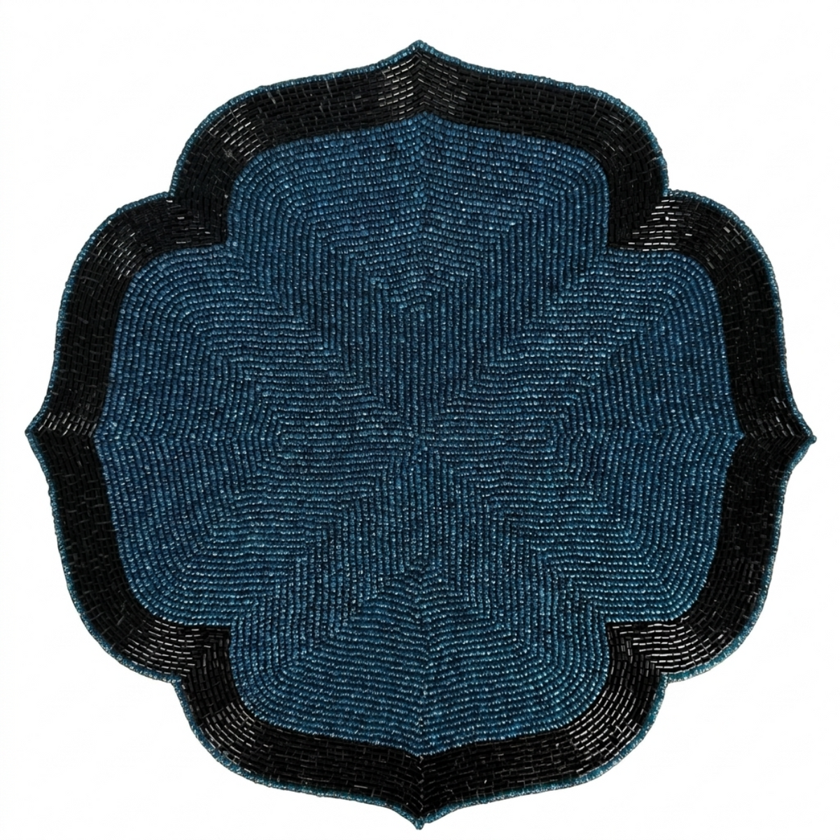 Beaded Placemats – 14 Inch Heat Resistant Dining Table Mats | Elegant Handmade Design