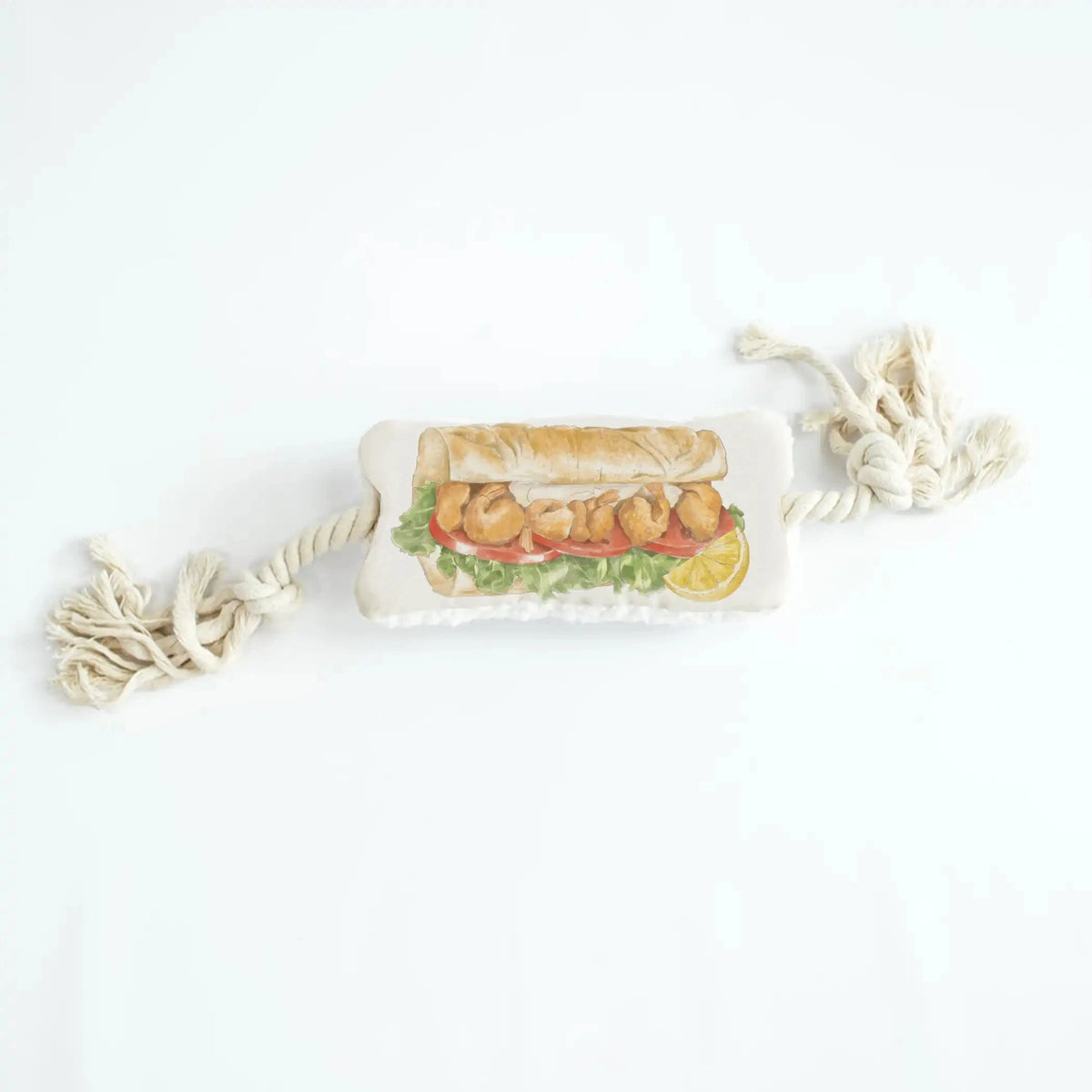 Po-Boy, Dressed! Dog Rope Toy Eco My Home Pet Toy Nola Tawk ecomyhome.store United States