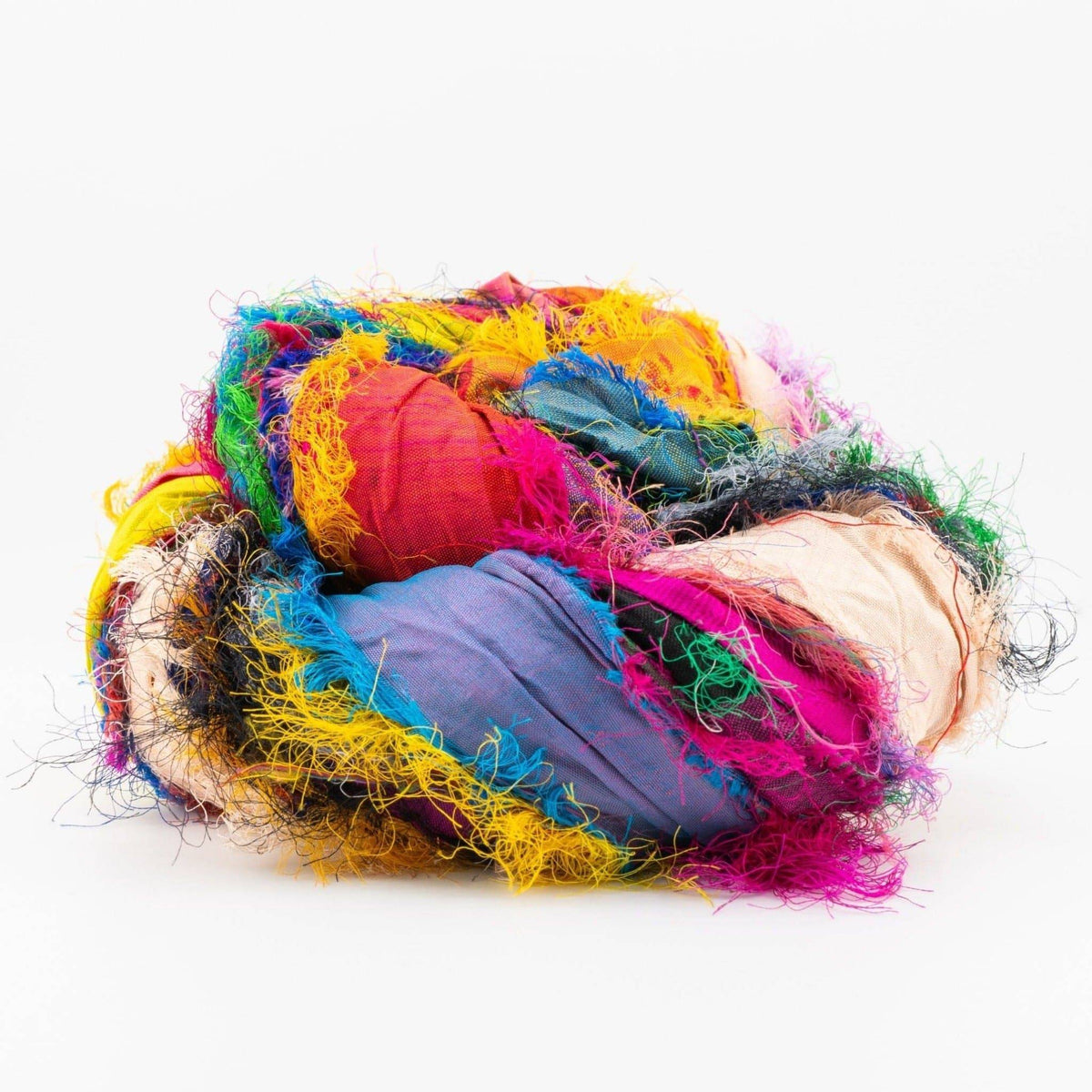 "Nicole's Favorite Ribbon" Recycled Sari Silk "Tibet Jewels"- Perfect for Crafting, Gift Wrap & More