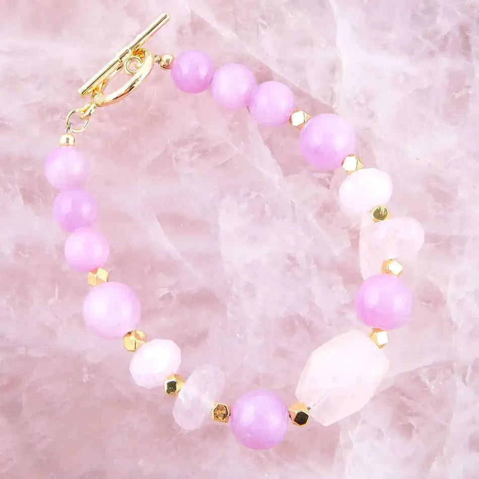 Rose Jade Toggle Bracelet Eco My Home Bracelets Barse Jewelry ecomyhome.store United States