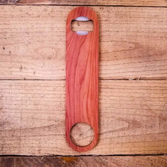 Wooden Bottle Opener | Handmade Speed Opener (full size) Eco My Home Bottle Opener PRW Made ecomyhome.store United States