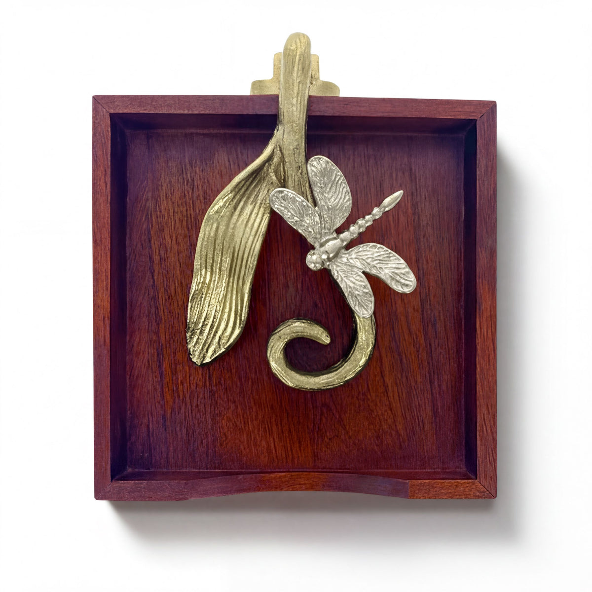 Wooden Napkin Holder – Silver Gold Ornament