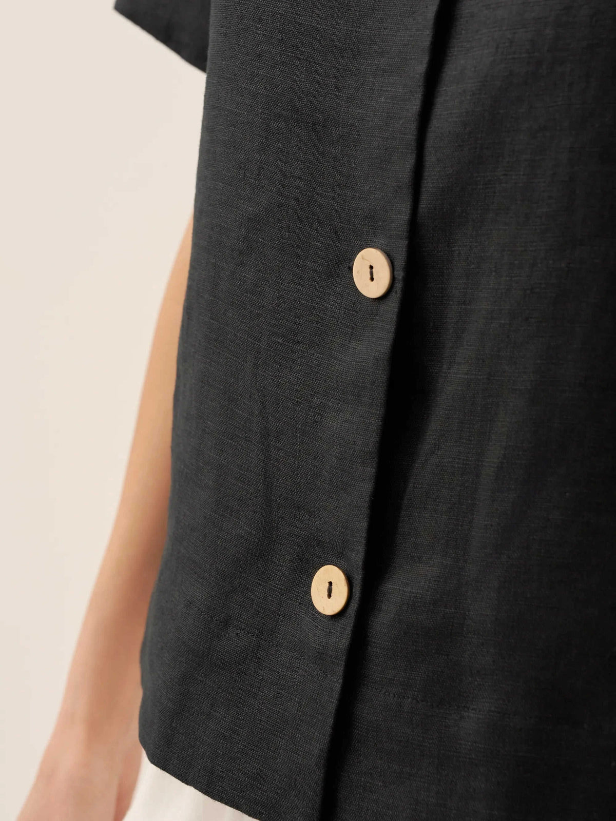 100% Linen Button-Up Short Sleeve Shirt ORENDA Eco My Home Tops > Shirts > Linen > Work Office / Office Workwear LINTICO ecomyhome.store United States