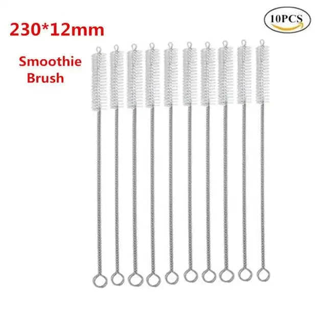 100-Pack Eco-Friendly Reusable Bamboo Straws Eco My Home  Natural Toothbrush ecomyhome.store United States