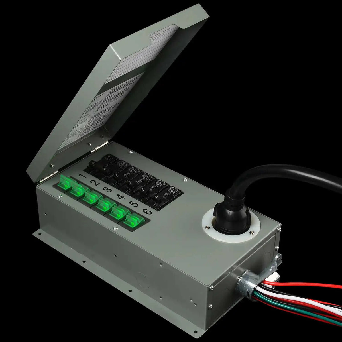 120V/240V 30A 6-Circuit Non-Automatic Transfer Switch Eco My Home Accessories Nature's Generator ecomyhome.store United States