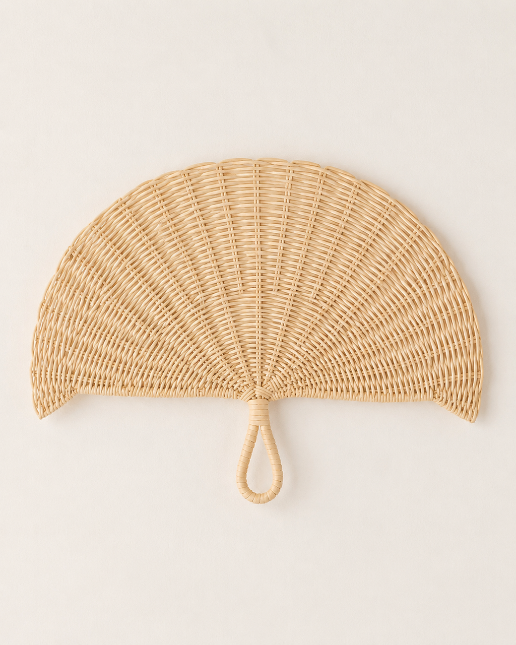 Rattan Woven Fan