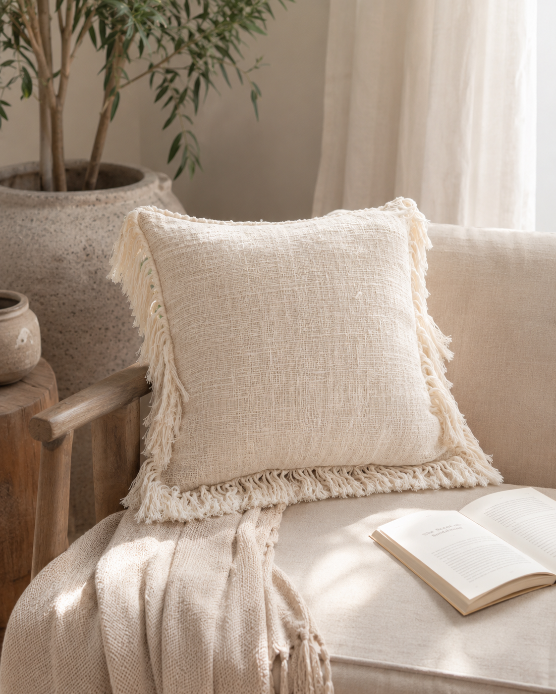 Cotton Throw Pillows