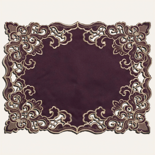 Purple Gold Placemats – Amethyst Haze, 12x18 Inch