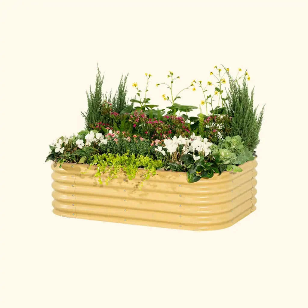 17" Tall 6 In 1 Medium Modular Metal Raised Garden Bed Kit Eco My Home Garden beds Vego Garden ecomyhome.store United States