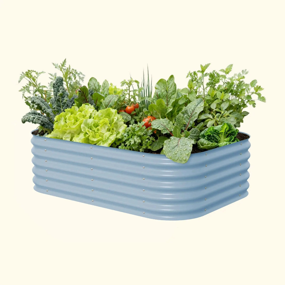 17" Tall 6 In 1 Medium Modular Metal Raised Garden Bed Kit Eco My Home Garden beds Vego Garden ecomyhome.store United States