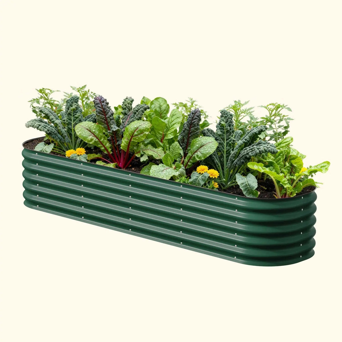 17" Tall 9 In 1 Large Modular Metal Raised Garden Bed Kit Eco My Home Garden beds Vego Garden ecomyhome.store United States
