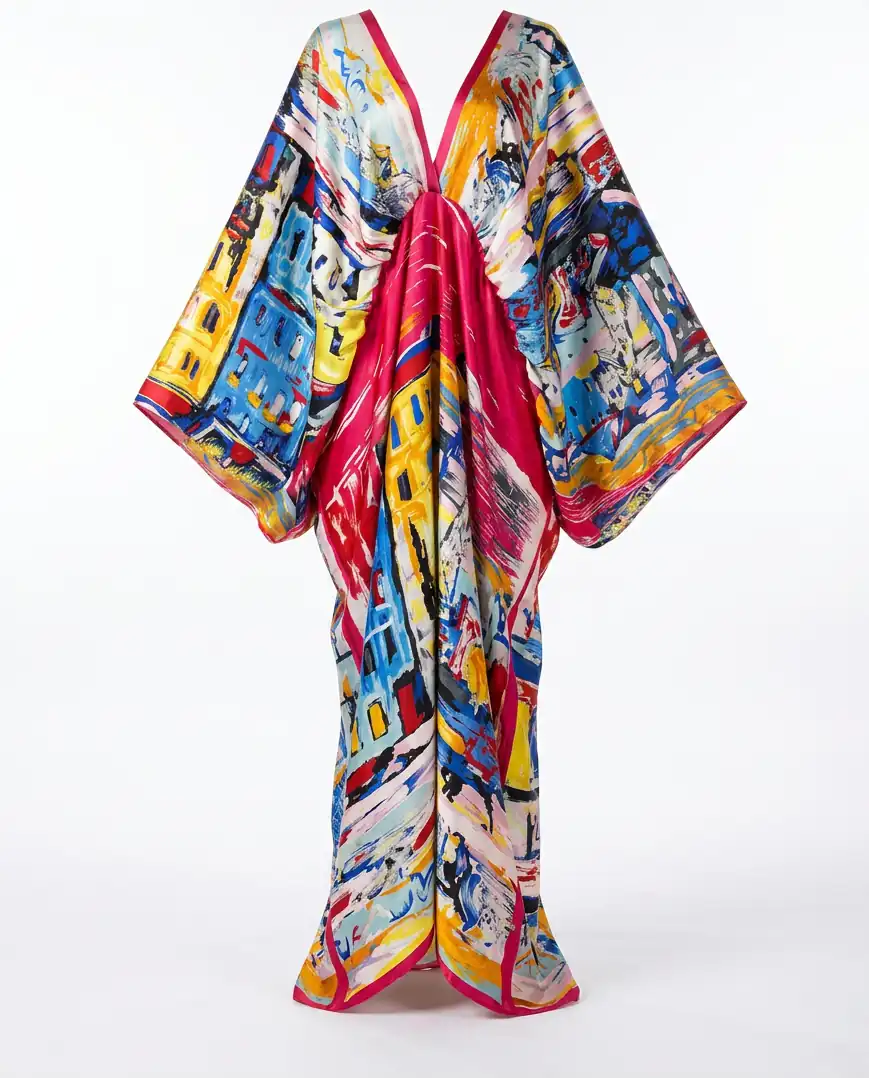 Lively Printed Bohemian Maxi Dress