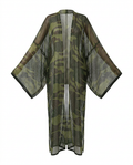 Boundless Camo Mesh Maxi Kimono