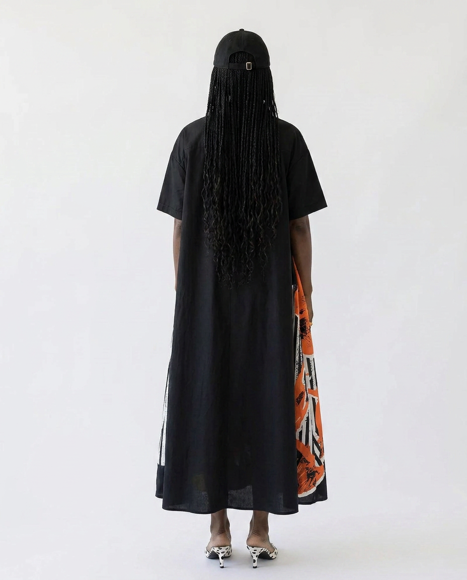 Unstoppable Striped Printed Maxi Dress