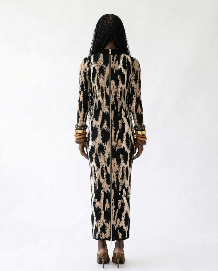 Audacious Leopard Print Sheath Dress