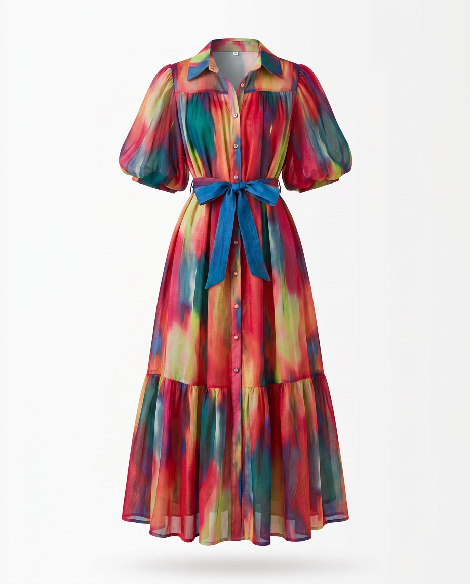Spirited Printed Boho Sundress