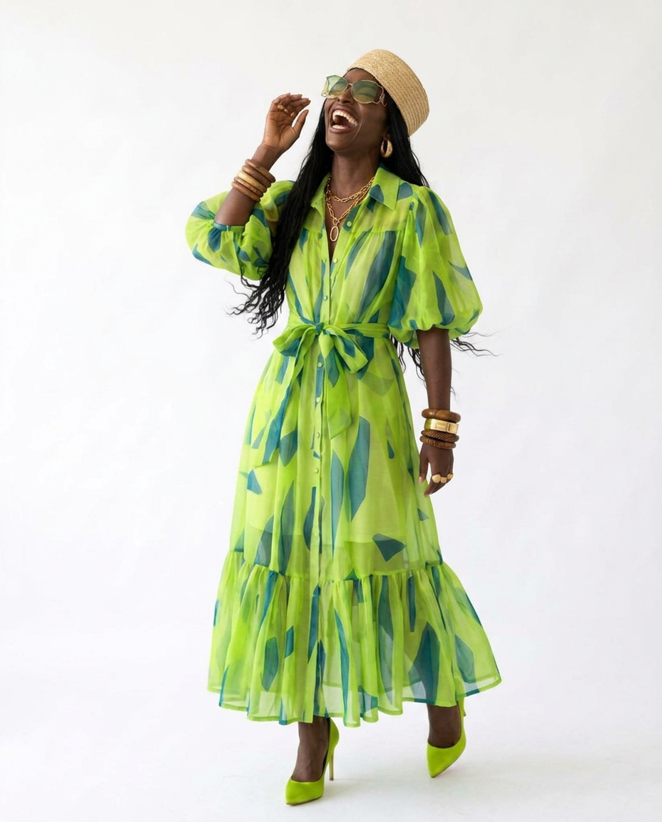 Spirited Printed Boho Sundress