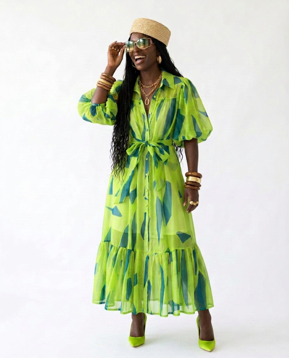 Spirited Printed Boho Sundress