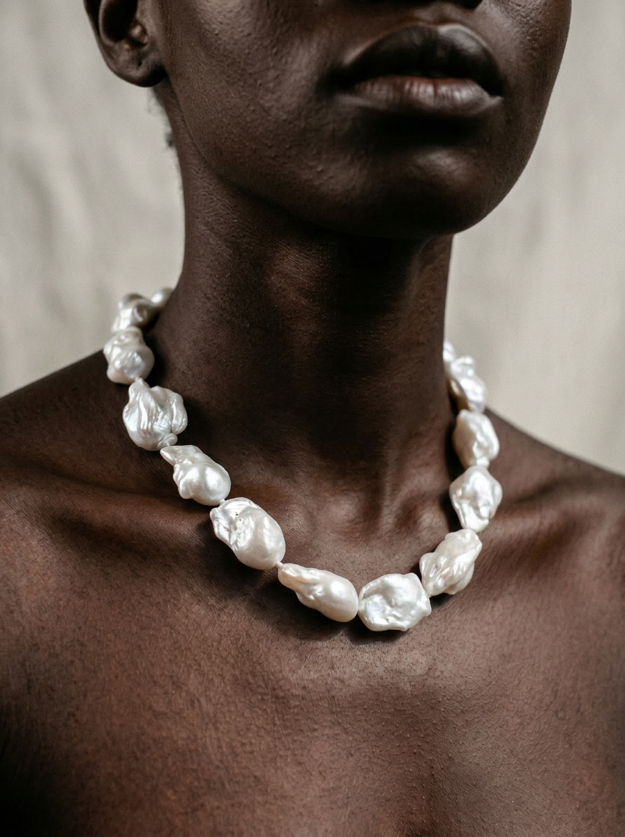 Worthy Baroque Freshwater Pearl Choker